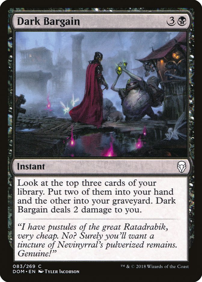 Dark Bargain [Dominaria] | Gate City Games LLC