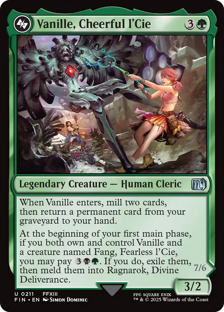 Vanille, Cheerful l'Cie // Ragnarok, Divine Deliverance [FINAL FANTASY] | Gate City Games LLC