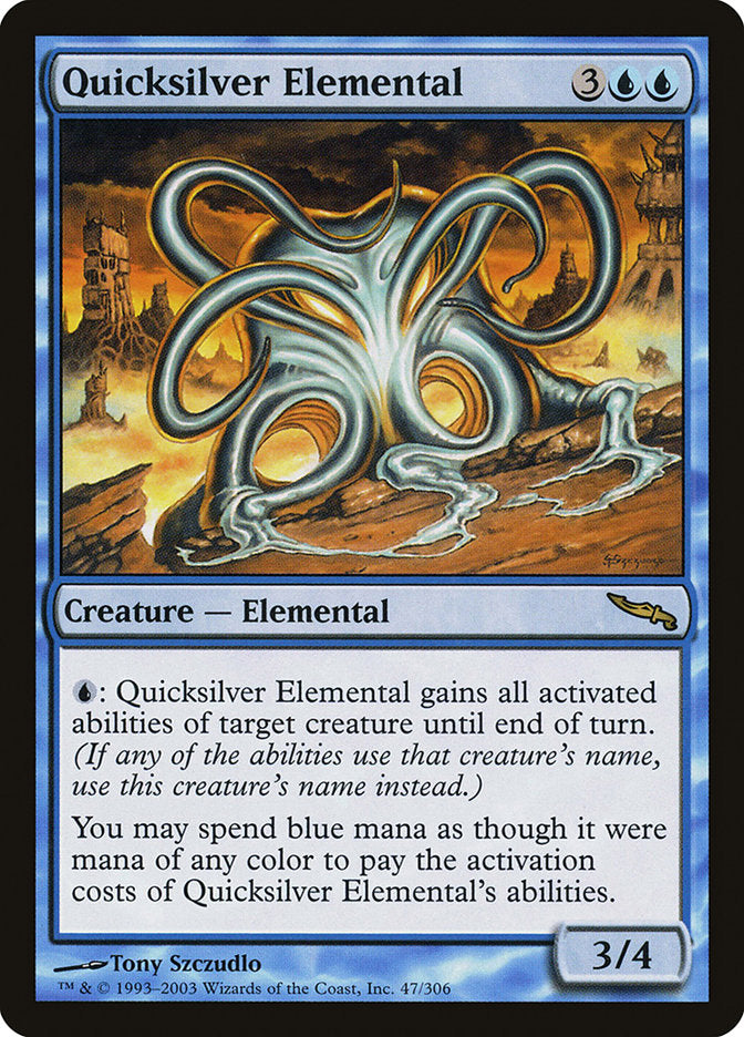 Quicksilver Elemental [Mirrodin] | Gate City Games LLC