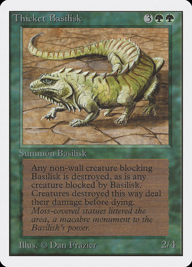 Thicket Basilisk [Unlimited Edition] | Gate City Games LLC