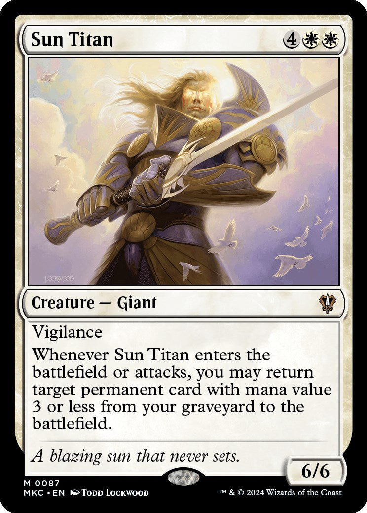 Sun Titan [Murders at Karlov Manor Commander] | Gate City Games LLC