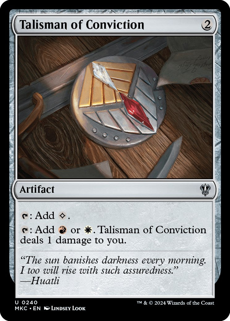 Talisman of Conviction [Murders at Karlov Manor Commander] | Gate City Games LLC