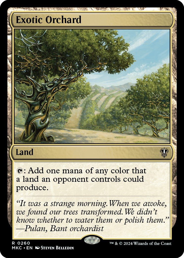 Exotic Orchard [Murders at Karlov Manor Commander] | Gate City Games LLC