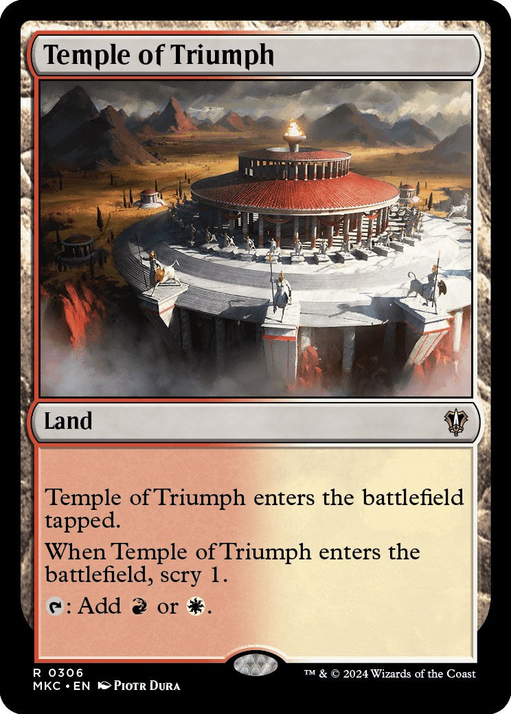 Temple of Triumph [Murders at Karlov Manor Commander] | Gate City Games LLC