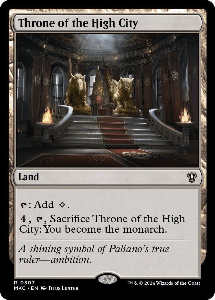 Throne of the High City [Murders at Karlov Manor Commander] | Gate City Games LLC