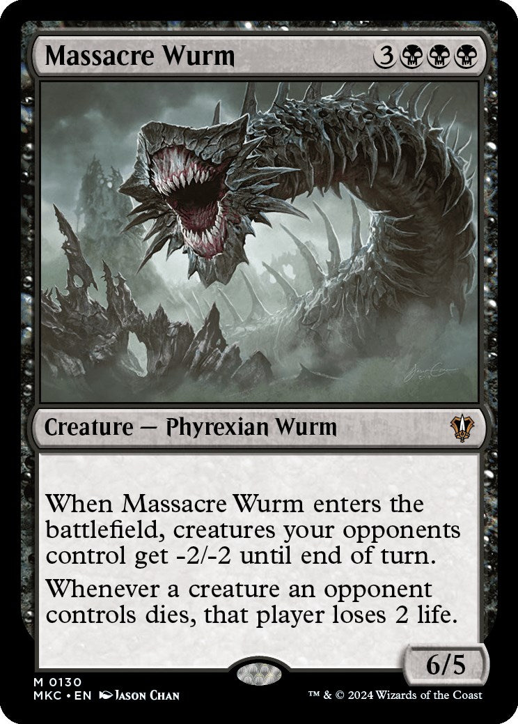 Massacre Wurm [Murders at Karlov Manor Commander] | Gate City Games LLC