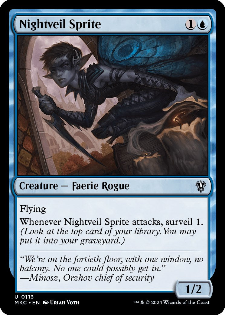 Nightveil Sprite [Murders at Karlov Manor Commander] | Gate City Games LLC