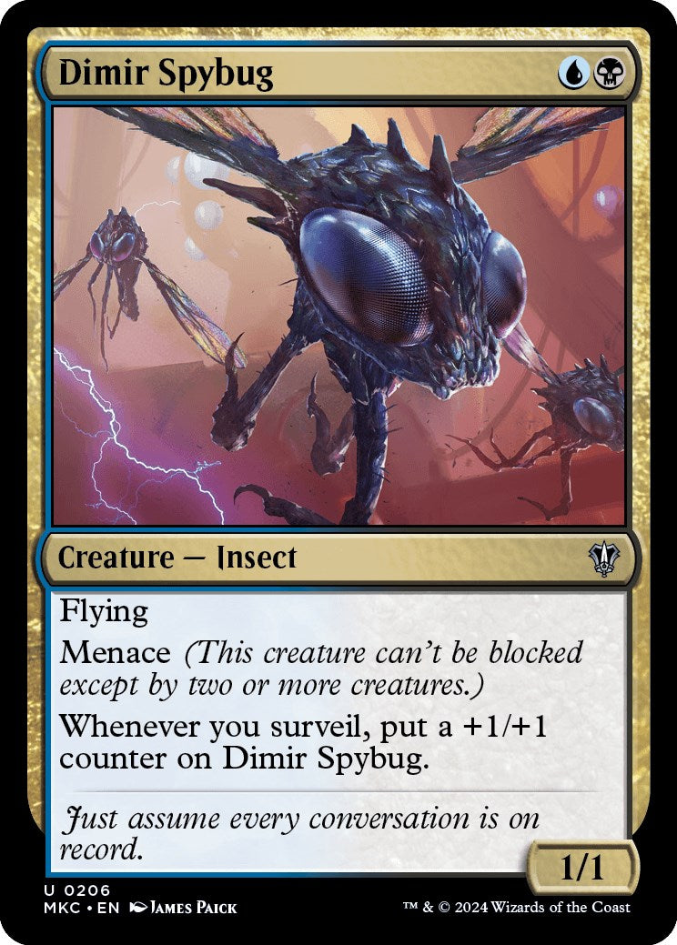 Dimir Spybug [Murders at Karlov Manor Commander] | Gate City Games LLC