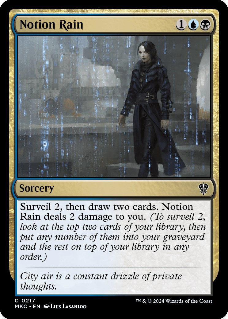 Notion Rain [Murders at Karlov Manor Commander] | Gate City Games LLC