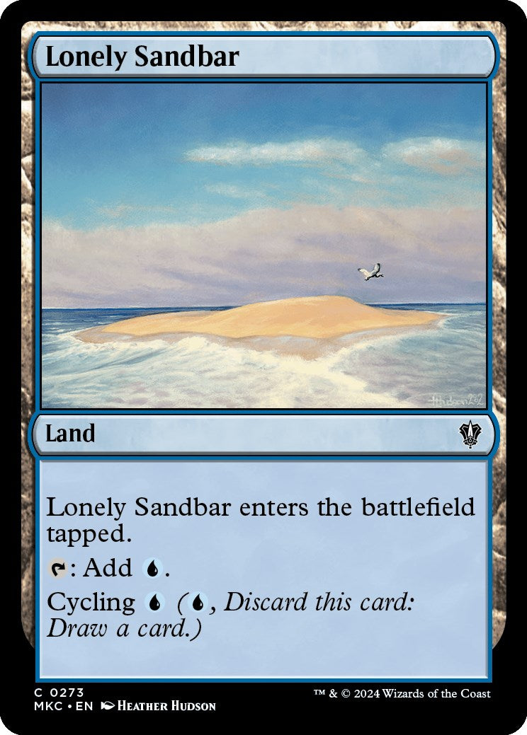 Lonely Sandbar [Murders at Karlov Manor Commander] | Gate City Games LLC