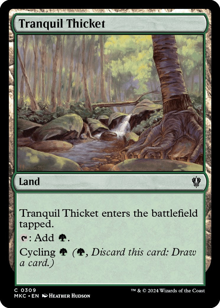 Tranquil Thicket [Murders at Karlov Manor Commander] | Gate City Games LLC
