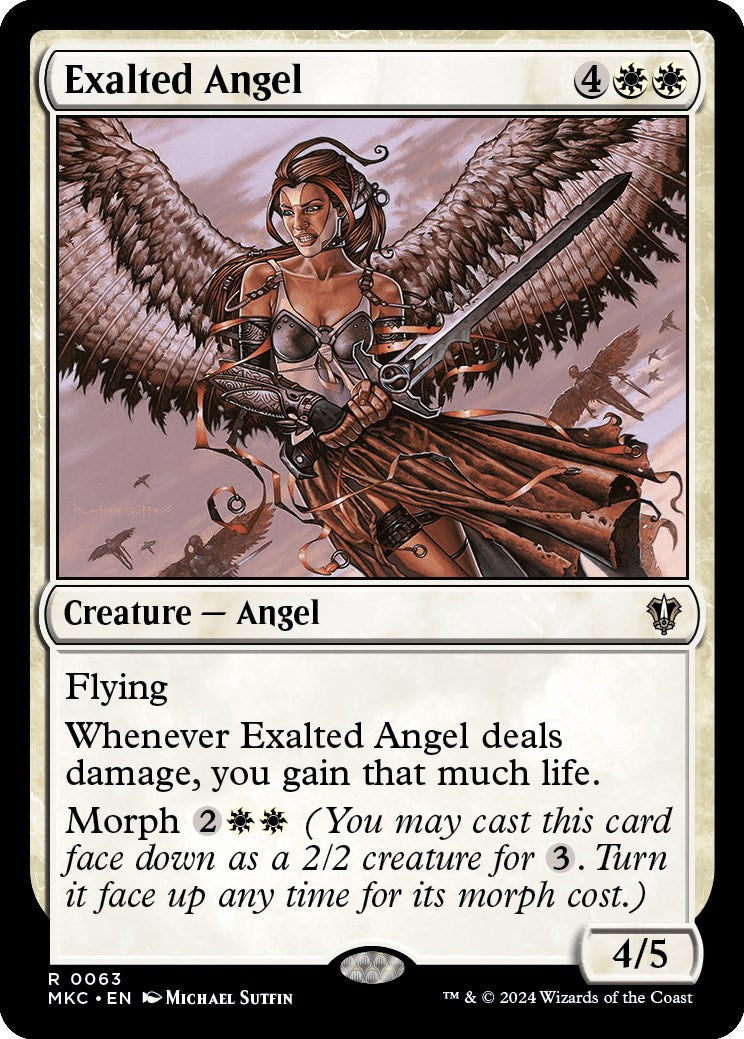 Exalted Angel [Murders at Karlov Manor Commander] | Gate City Games LLC