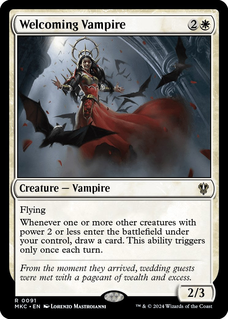 Welcoming Vampire [Murders at Karlov Manor Commander] | Gate City Games LLC
