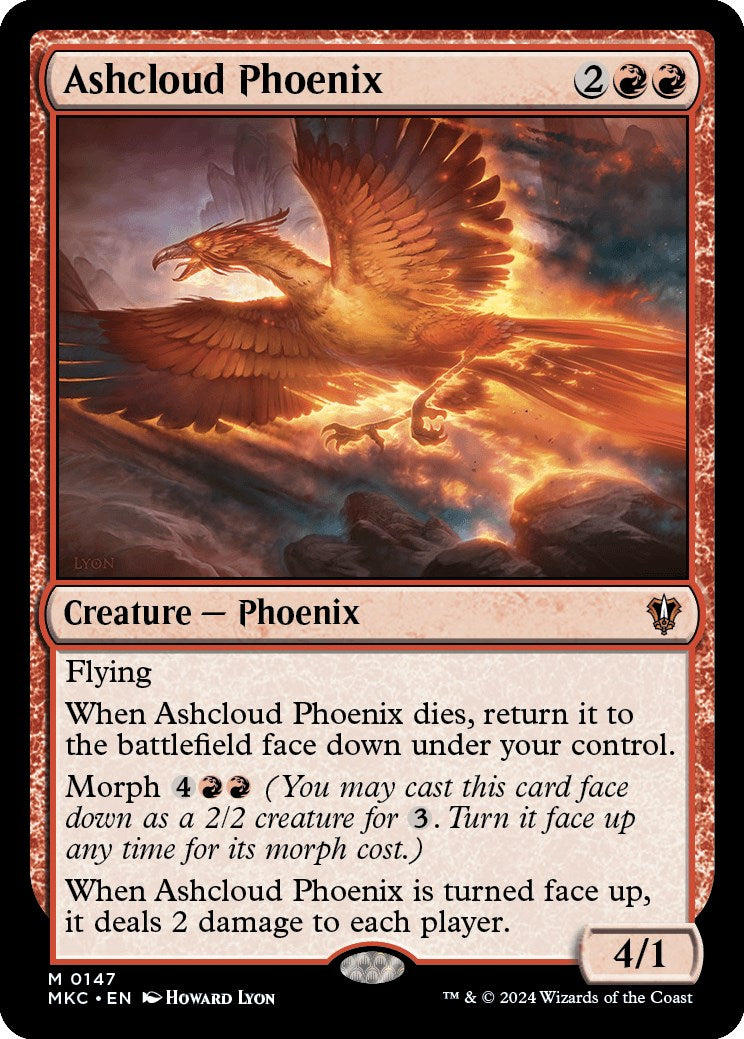 Ashcloud Phoenix [Murders at Karlov Manor Commander] | Gate City Games LLC