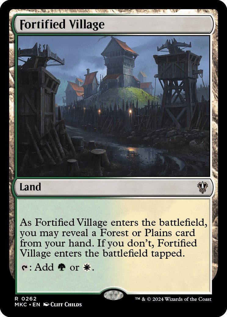 Fortified Village [Murders at Karlov Manor Commander] | Gate City Games LLC