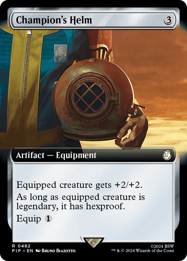 Champion's Helm (Extended Art) [Fallout] | Gate City Games LLC