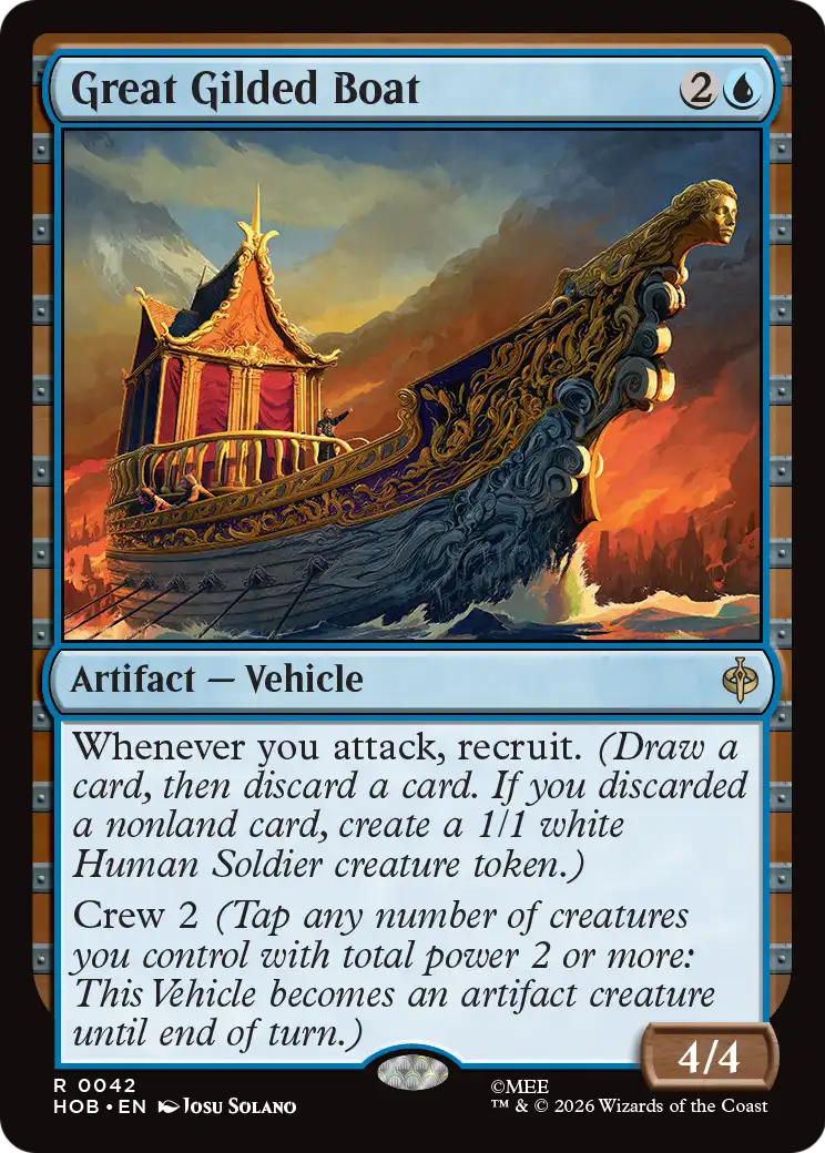Great Gilded Boat [The Hobbit] | Gate City Games LLC