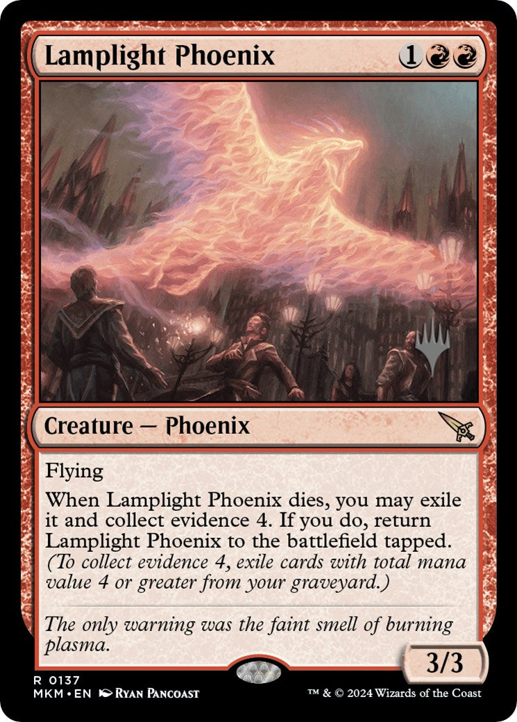 Lamplight Phoenix (Promo Pack) [Murders at Karlov Manor Promos] | Gate City Games LLC