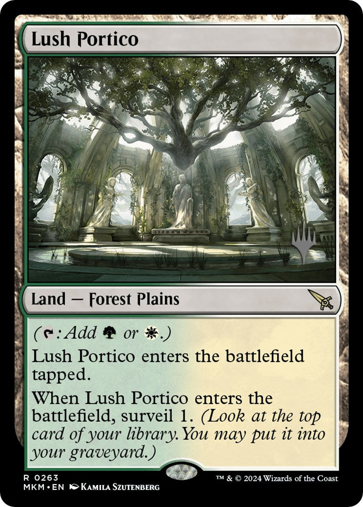 Lush Portico (Promo Pack) [Murders at Karlov Manor Promos] | Gate City Games LLC