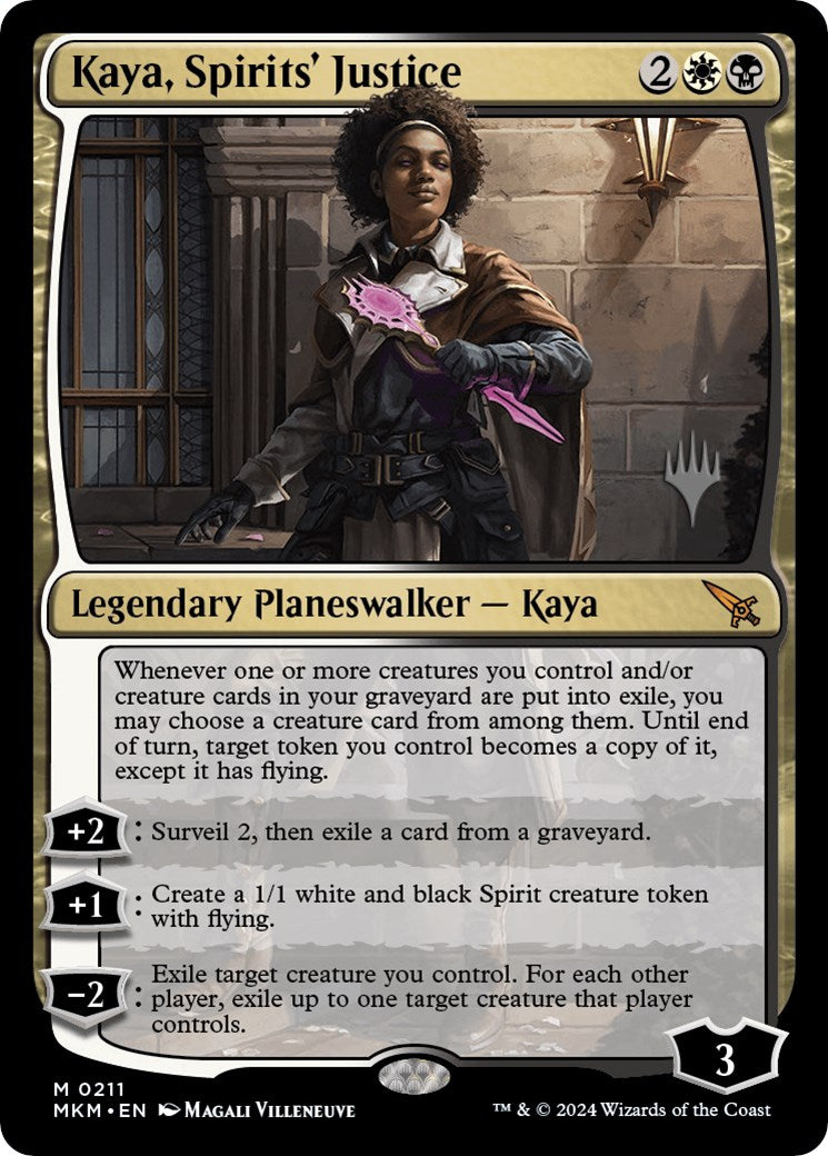 Kaya, Spirits' Justice (Promo Pack) [Murders at Karlov Manor Promos] | Gate City Games LLC