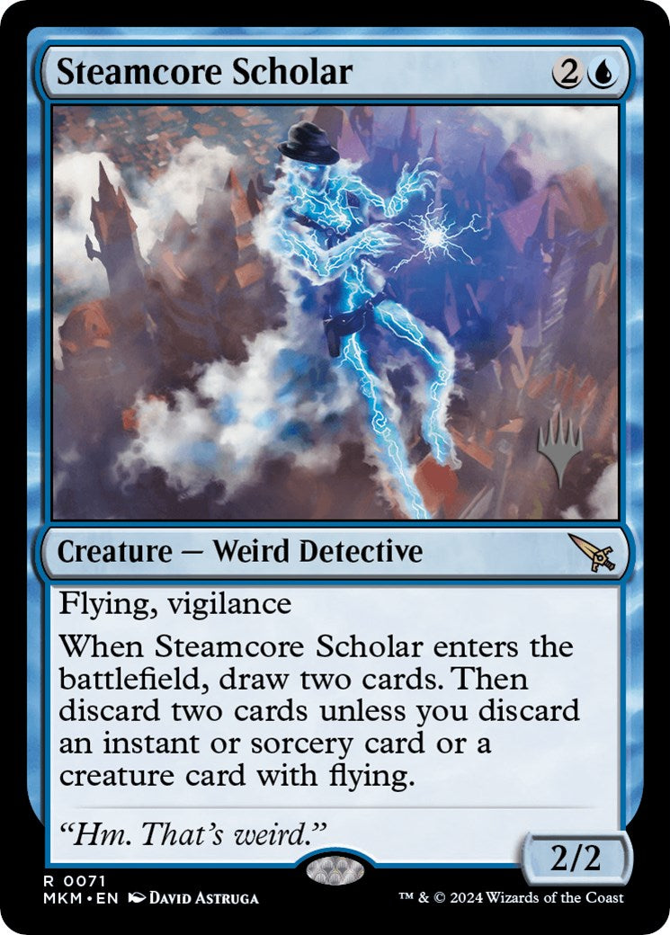 Steamcore Scholar (Promo Pack) [Murders at Karlov Manor Promos] | Gate City Games LLC