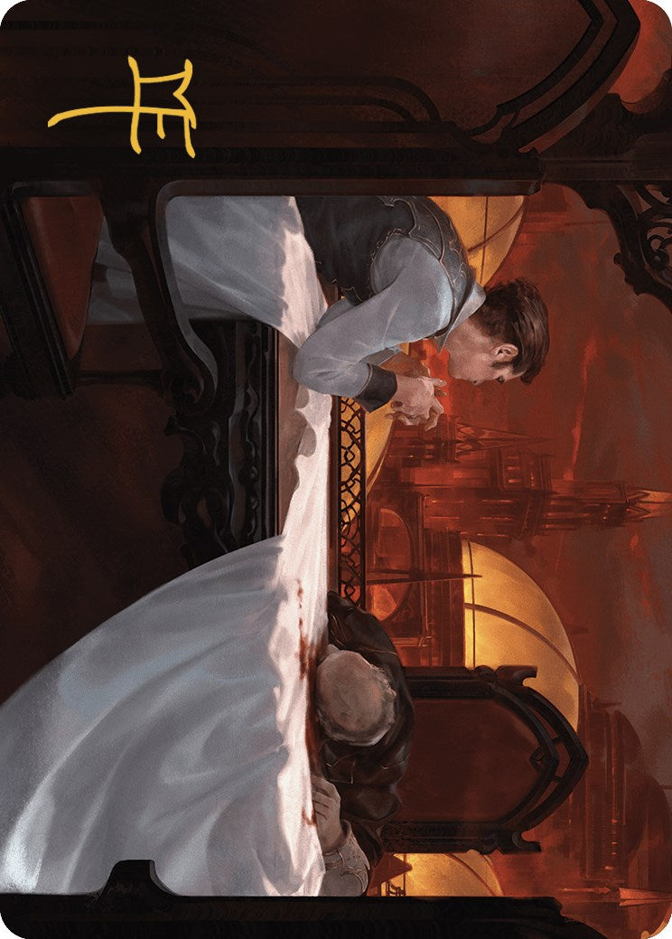 Expedited Inheritance Art Card (Gold-Stamped Signature) [Murders at Karlov Manor Art Series] | Gate City Games LLC