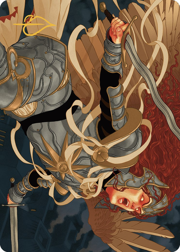 Aurelia, the Law Above Art Card (41/49) (Gold-Stamped Signature) [Murders at Karlov Manor Art Series] | Gate City Games LLC