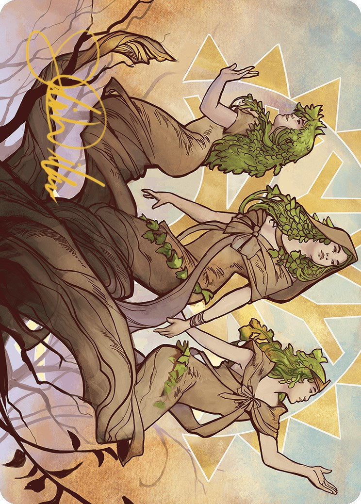 Trostani, Three Whispers Art Card (Gold-Stamped Signature) [Murders at Karlov Manor Art Series] | Gate City Games LLC