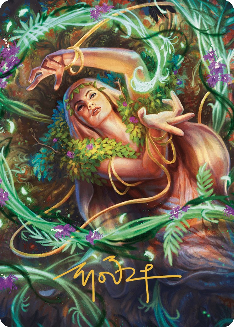 Insidious Roots Art Card (Gold-Stamped Signature) [Murders at Karlov Manor Art Series] | Gate City Games LLC