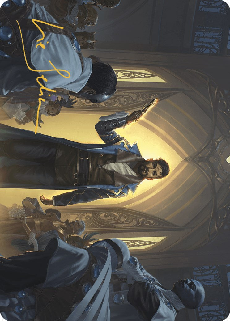 Auspicious Arrival Art Card (Gold-Stamped Signature) [Murders at Karlov Manor Art Series] | Gate City Games LLC