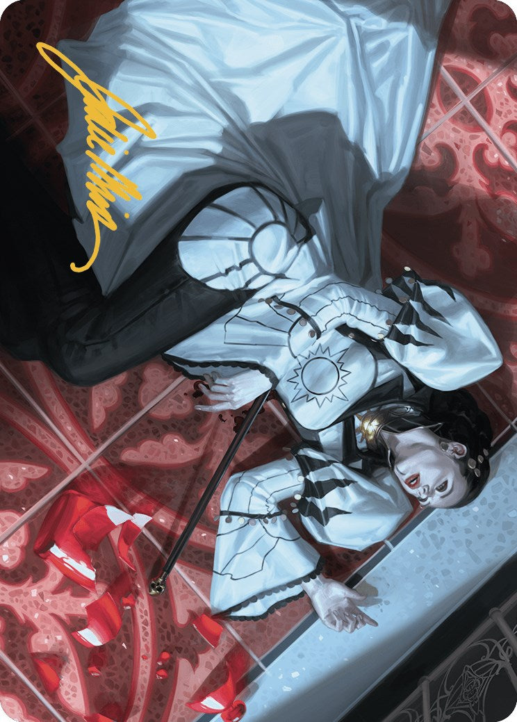 Deadly Complication Art Card (18/49) (Gold-Stamped Signature) [Murders at Karlov Manor Art Series] | Gate City Games LLC