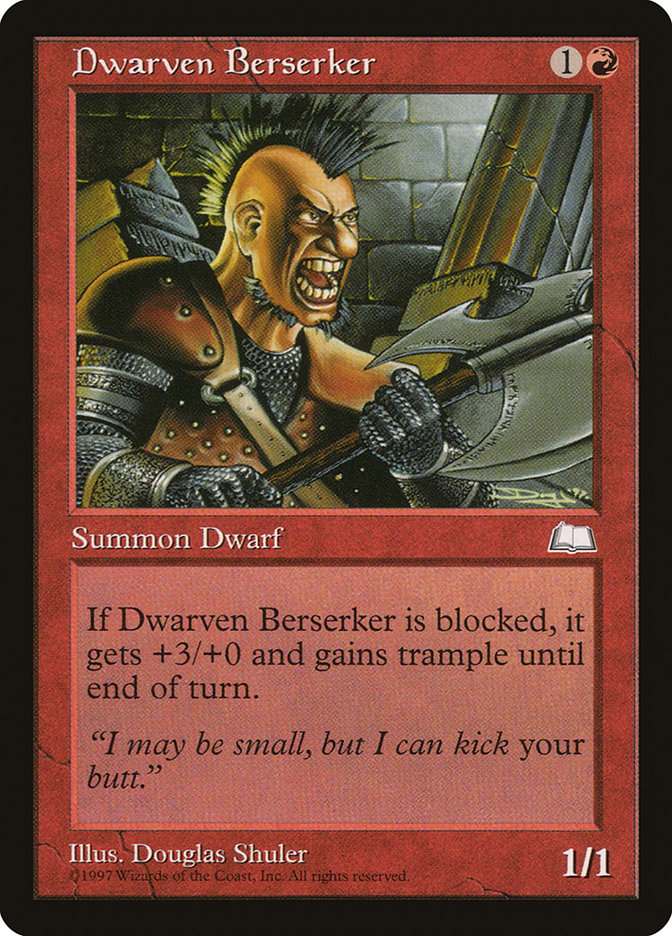 Dwarven Berserker [Weatherlight] | Gate City Games LLC