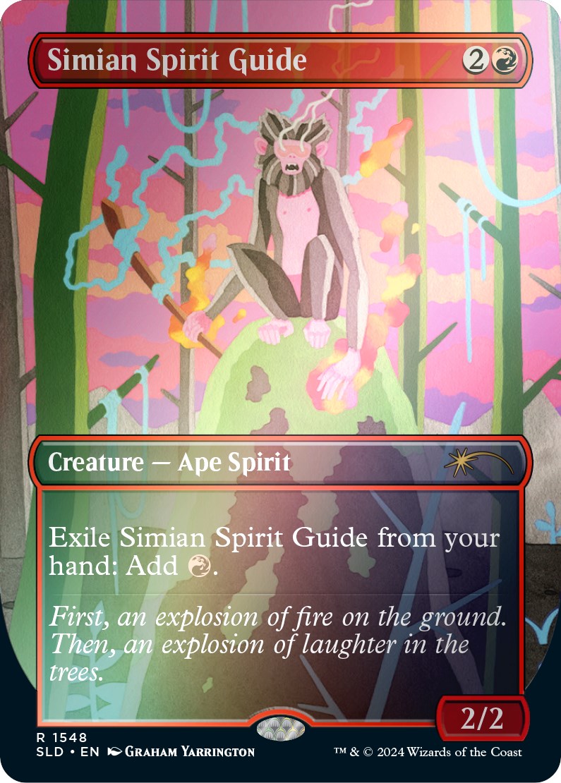 Simian Spirit Guide (Rainbow Foil) [Secret Lair Drop Series] | Gate City Games LLC