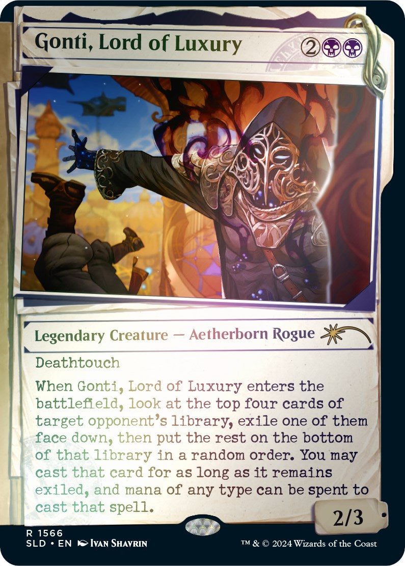 Gonti, Lord of Luxury (Rainbow Foil) [Secret Lair Drop Series] | Gate City Games LLC