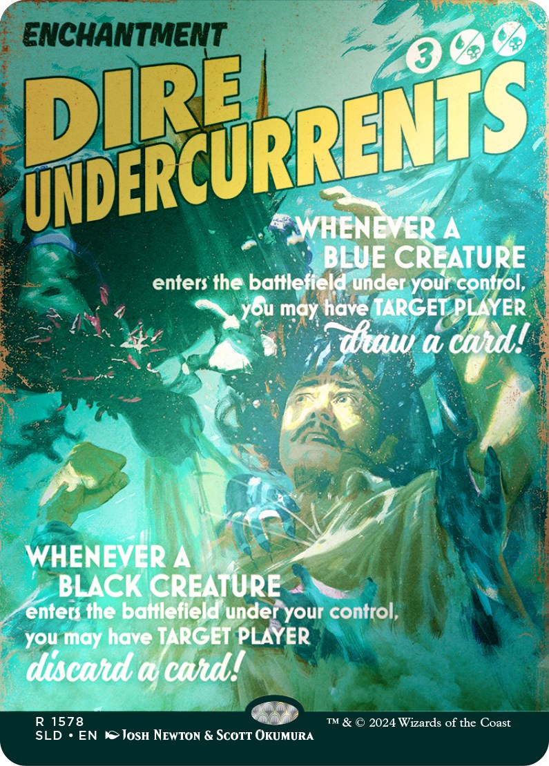 Dire Undercurrents (Rainbow Foil) [Secret Lair Drop Series] | Gate City Games LLC