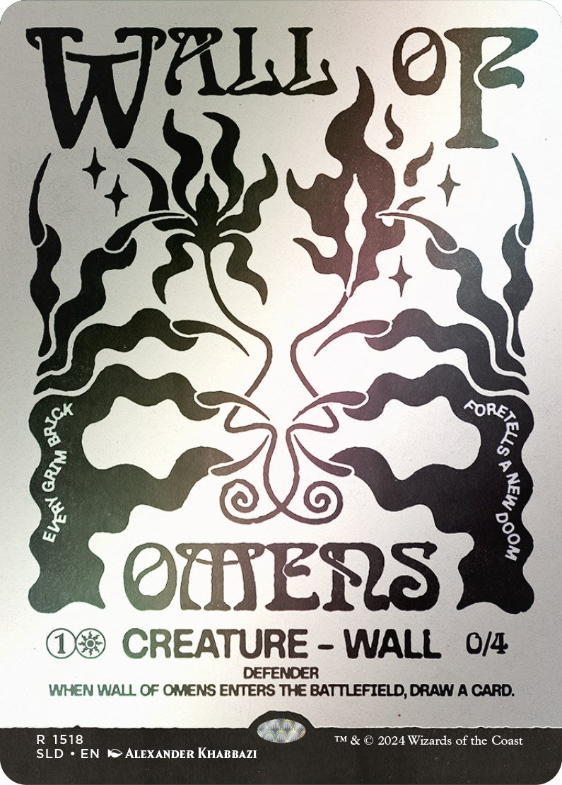 Wall of Omens (Rainbow Foil) [Secret Lair Drop Series] | Gate City Games LLC