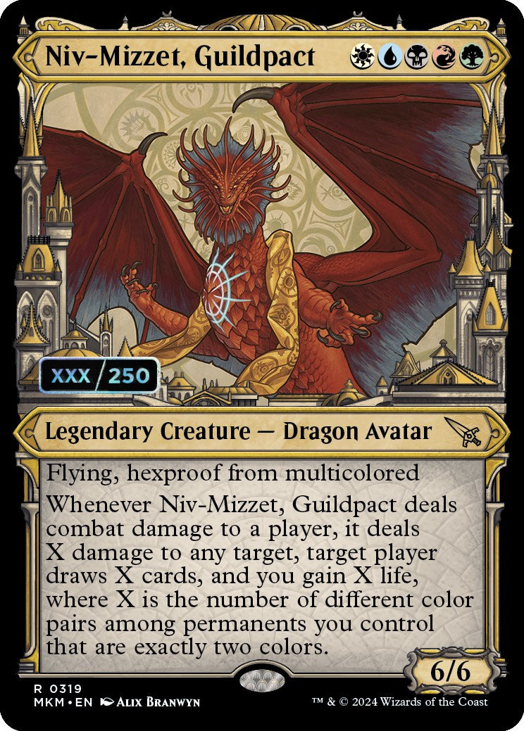 Niv-Mizzet, Guildpact (Serialized) [Murders at Karlov Manor] | Gate City Games LLC