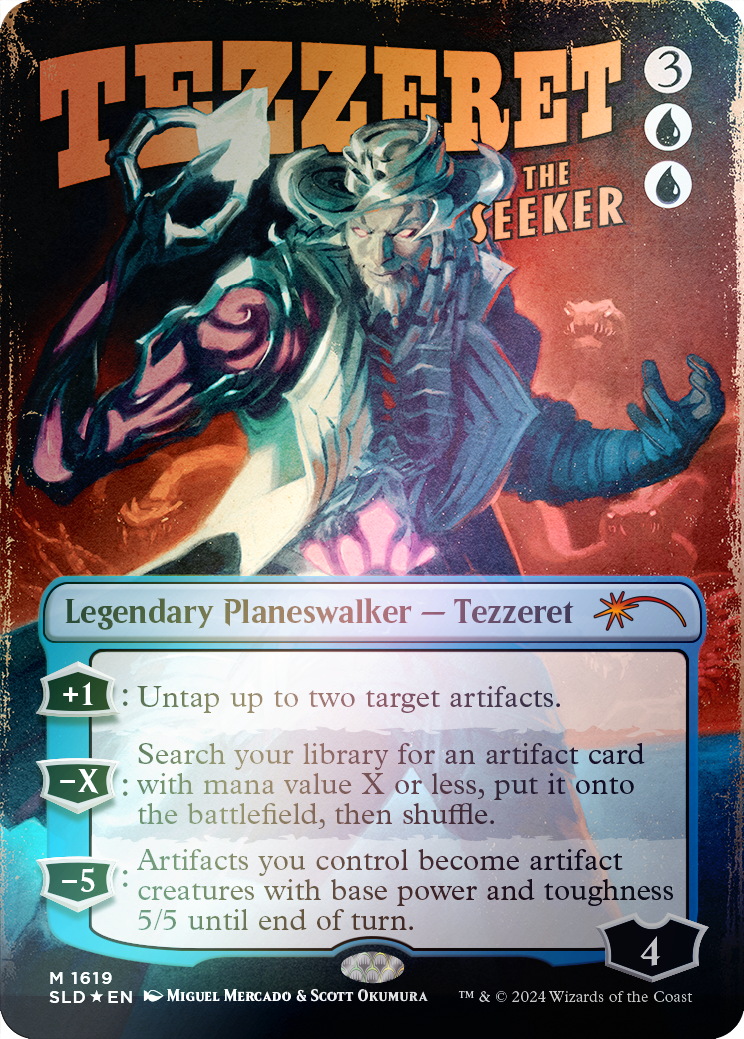 Tezzeret the Seeker (1619) (Rainbow Foil) [Secret Lair Drop Series] | Gate City Games LLC