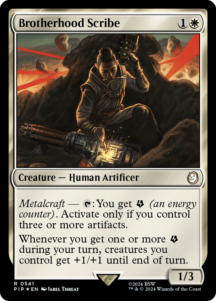 Brotherhood Scribe (Surge Foil) [Fallout] | Gate City Games LLC