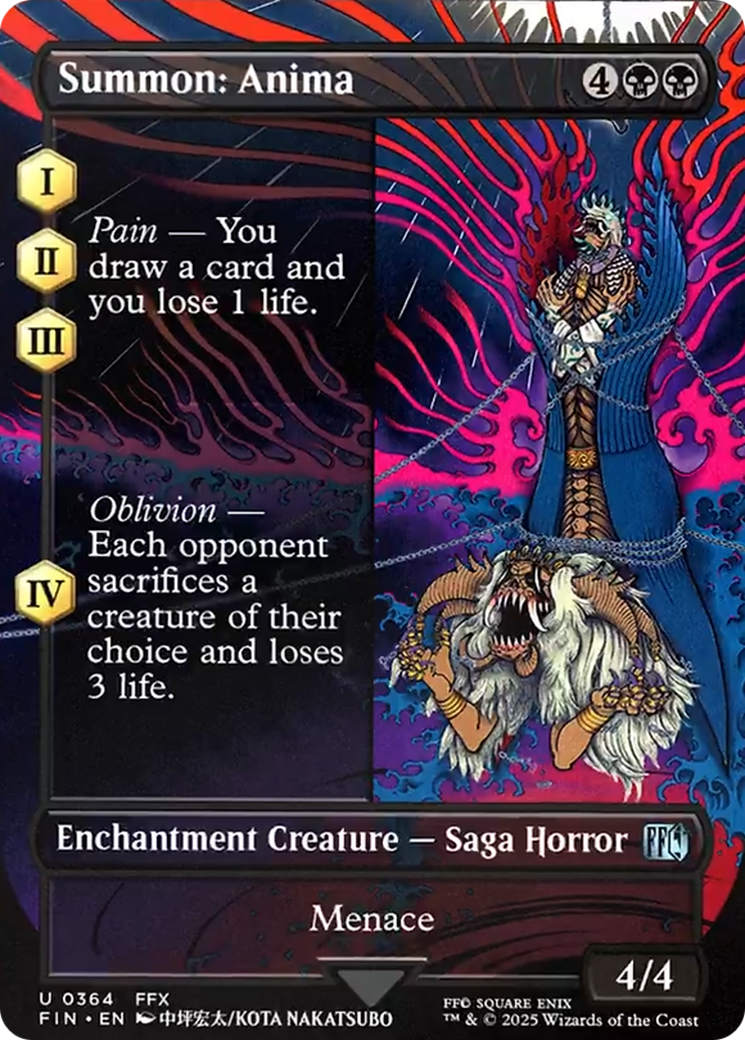 Summon: Anima (Borderless) [FINAL FANTASY] | Gate City Games LLC
