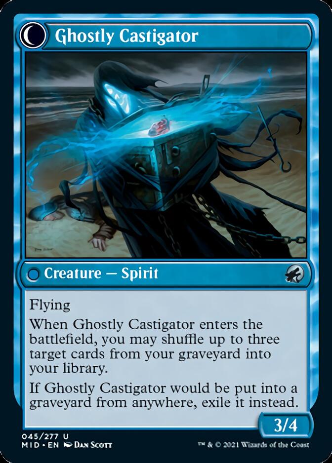 Covetous Castaway // Ghostly Castigator [Innistrad: Midnight Hunt] | Gate City Games LLC