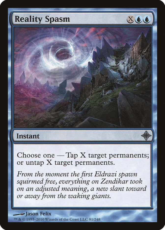 Reality Spasm [Rise of the Eldrazi] | Gate City Games LLC