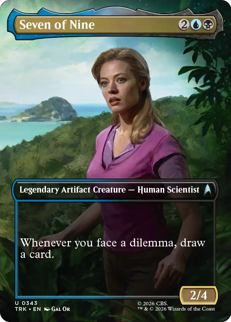 Seven of Nine (Borderless) [Star Trek] | Gate City Games LLC