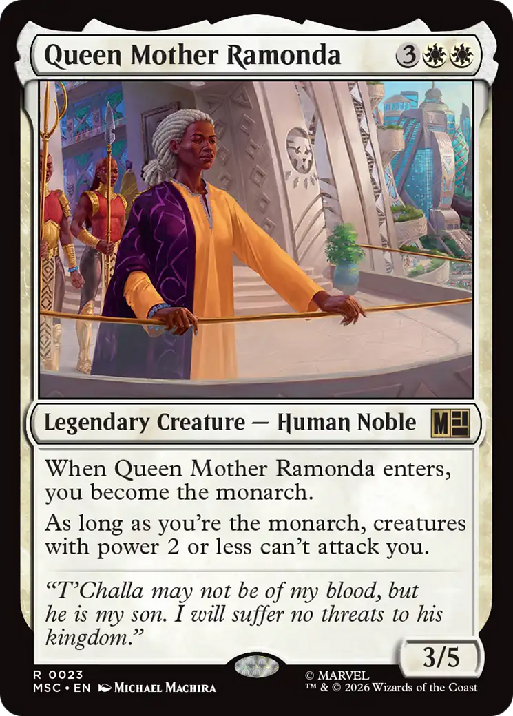 Queen Mother Ramonda (Surge Foil) [Marvel Super Heroes Commander] | Gate City Games LLC