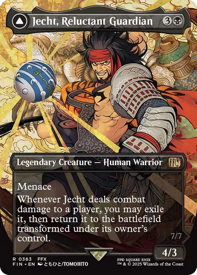 Jecht, Reluctant Guardian // Braska's Final Aeon (Borderless) [FINAL FANTASY] | Gate City Games LLC