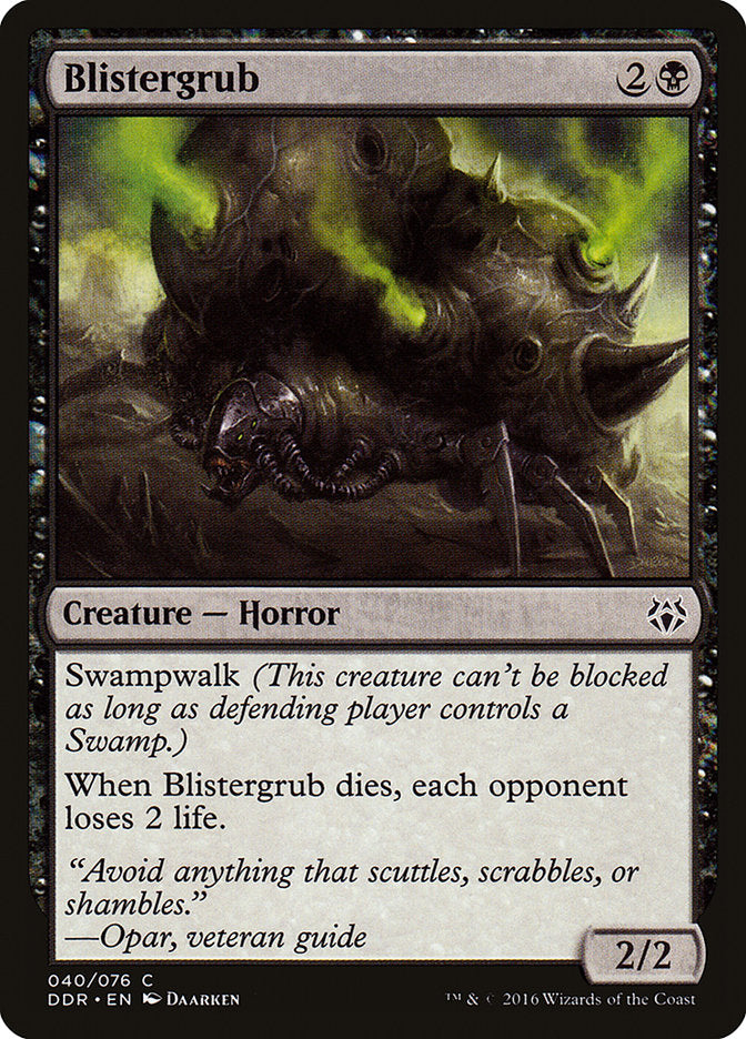 Blistergrub [Duel Decks: Nissa vs. Ob Nixilis] | Gate City Games LLC