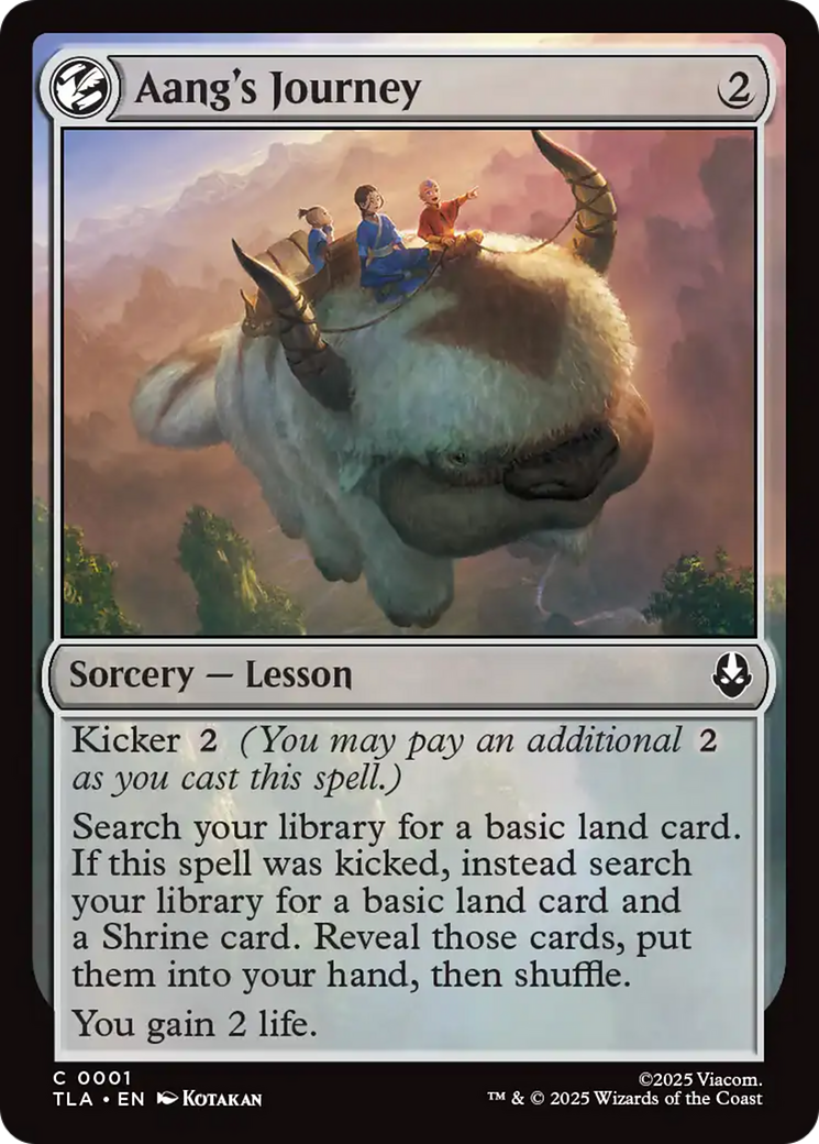 Aang's Journey [Avatar: The Last Airbender] | Gate City Games LLC