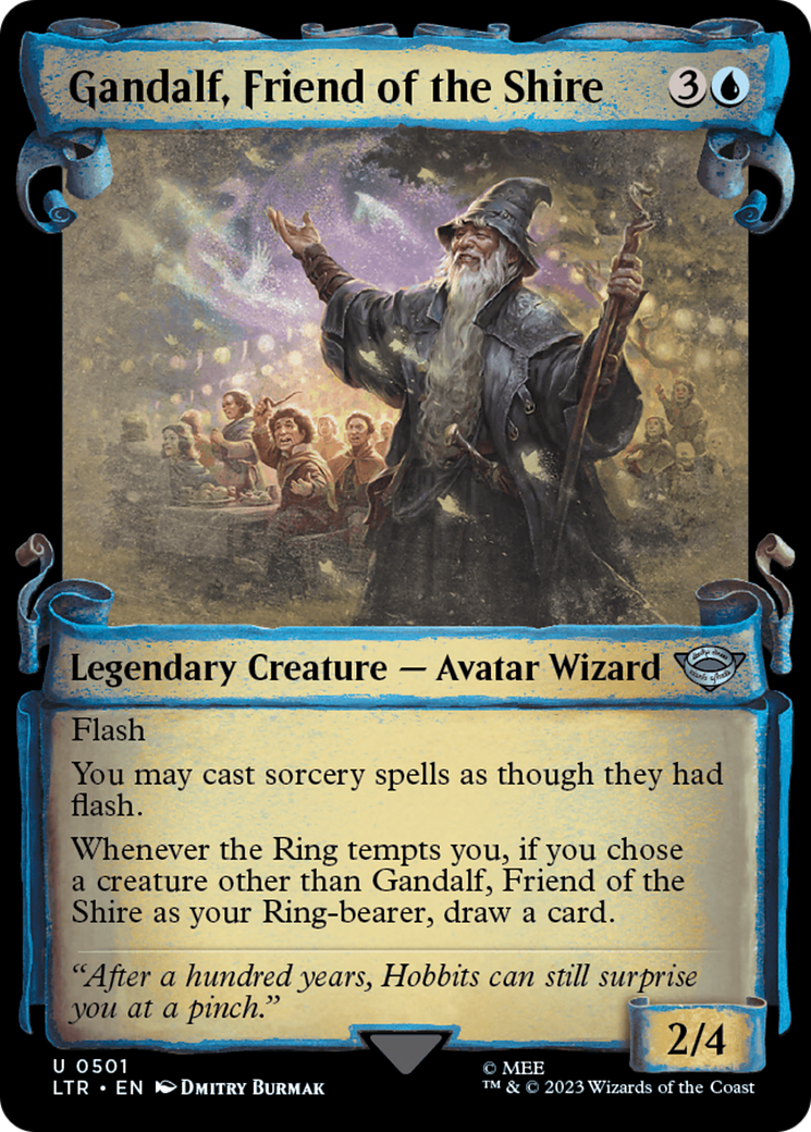 Gandalf, Friend of the Shire [The Lord of the Rings: Tales of Middle-Earth Showcase Scrolls] | Gate City Games LLC