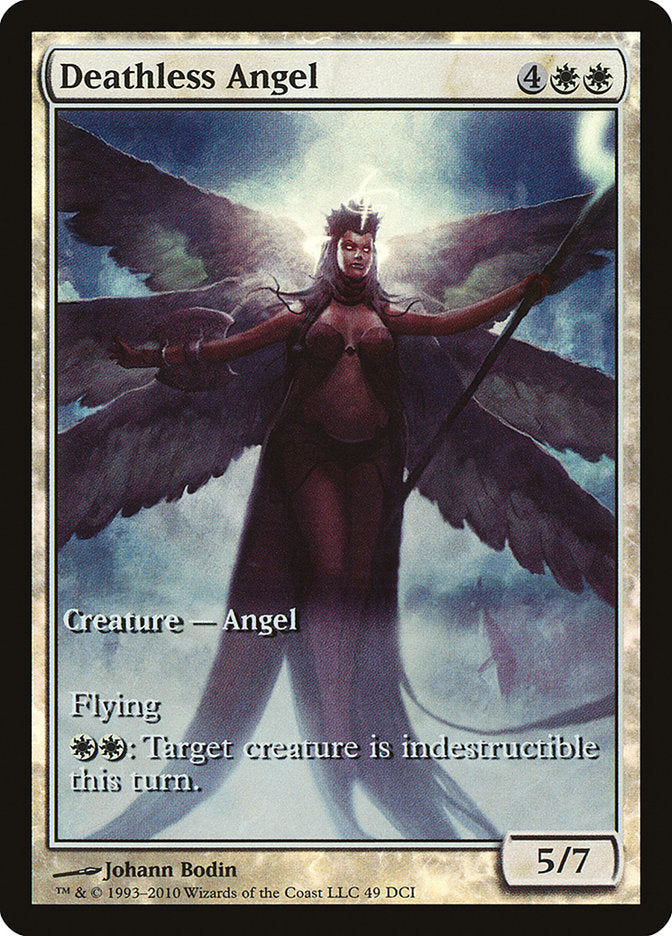 Deathless Angel (Game Day) (Extended Art) [Rise of the Eldrazi Promos] | Gate City Games LLC