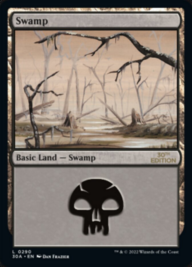 Swamp (290) [30th Anniversary Edition] | Gate City Games LLC